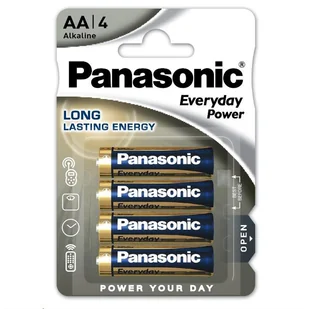 Baterie alkaliczne Panasonic AA, LR6, Everyday, blistr 4 szt. - Akumulatory ogólnego zastosowania - miniaturka - grafika 1