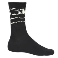 Skarpetki męskie - Męskie skarpety trekkingowe Viking Boosocks Mid Bamboo Man black - 39-41 - miniaturka - grafika 1