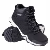 Buty trekkingowe męskie - ﻿Hi-Tec Tander Mid Black Męskie Obuwie Casualowe o - miniaturka - grafika 1