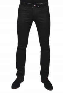 Eleganckie spodnie męskie czarne casual r.32/34 - Spodnie męskie Eleganckie spodnie męskie czarne casual r.32/34 - Spodnie męskie - miniaturka - grafika 1