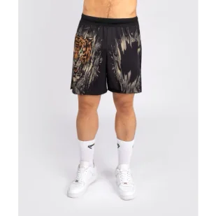 Venum Spodenki MMA Tiger Training Shorts Black - Spodnie sportowe męskie - miniaturka - grafika 1