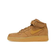 Buty trekkingowe męskie - Męskie buty do koszykówki Nike Air Force 1 Mid `07 WB brązowe - miniaturka - grafika 1
