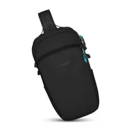 Torby podróżne - Plecak antykradzieżowy Pacsafe ECO Sling Backpack 12L Econyl czarny - miniaturka - grafika 1