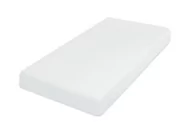 Prześcieradła - Prześcieradło 70x140 muślinowe białe dziecięce z gumką BabyMatex - miniaturka - grafika 1