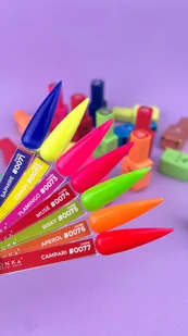 RUBBER BASE FRENCH "DNKa" (cover), 12 ml #0077 Campari - Lakiery hybrydowe - miniaturka - grafika 1