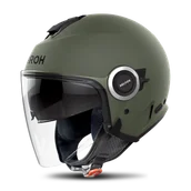 Kaski motocyklowe - Kask Otwarty Airoh Helios Military Green MattS - miniaturka - grafika 1