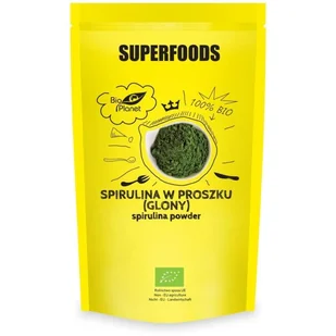 Bio Planet SERIA SUPERFOODS ŻŻ SPIRULINA W PROSZKU (GLONY) BIO 200 g - BIO PLA - Zdrowa żywność - miniaturka - grafika 2