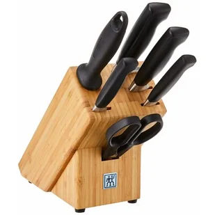 Zwilling J.A.Henckels Four Star Blok Bambusowy Zestaw noży Kuchenne Kpl 7 el. (35068-002-0) - Noże kuchenne - miniaturka - grafika 1