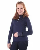 Koszulki jeździeckie - Bluzka młodzieżowa funkcyjna LOUA Junior - QHP - miniaturka - grafika 1