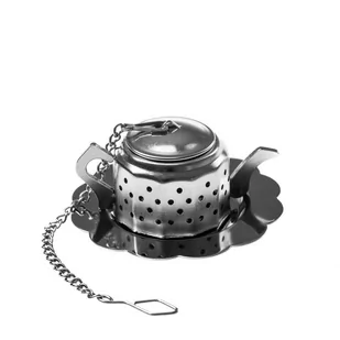 Gadget Master ZAPARZACZ CZAJNIK DO HERBATY LUB ZIÓŁ METALOWY - Gadżety do domu - miniaturka - grafika 1