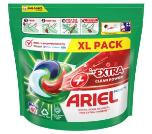 Ariel Extra Clean Power 40szt. - Środki do prania - miniaturka - grafika 1