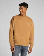 Bluzy męskie - LEE CORE LOOSE CREW TOBACCO BROWN L85IPTSZ 112144611 - Lee - miniaturka - grafika 1