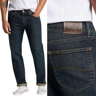 Lee LEGENDARY REGULAR Mcclane PROSTE GRANATOWY DżINS W38 L32 - Spodnie męskie - miniaturka - grafika 1