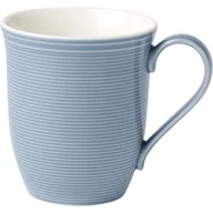 Kubki - Biało-niebieski porcelanowy kubek Villeroy & Boch Like Color Loop, 350 ml - miniaturka - grafika 1