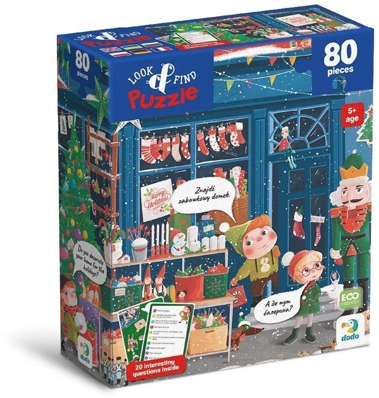 Puzzle 80 Look&Find Zimowe święta