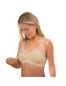 Odzież ciążowa - BabyOno Biustonosz dla matek karmiących i kobiet w ciąży naturalny, Rozmiar: 70-75 D, Kolor: Naturalny - miniaturka - grafika 1