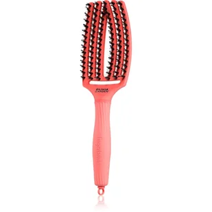 Olivia Garden Fingerbrush I'm Perfection, szczotka do włosów z włosiem dzika, Red Confidence - Szczotki i grzebienie do włosów - miniaturka - grafika 1
