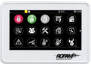 Ropam Elektronik Elektronik TPR-4W-P panel dotykowy 4,3 LCD pojemnościowy) - Akcesoria do alarmów - miniaturka - grafika 1