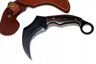 NÓŻ karambit MYŚLIWSKI BUSHCRAFT STAL 1095 + ETUI - Noże - miniaturka - grafika 1