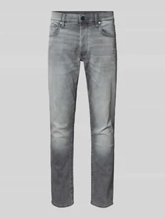 Jeansy o kroju slim fit z efektem znoszenia model ‘3301’ - Spodnie męskie - miniaturka - grafika 1
