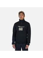 Bluzy męskie - Bluza polarowa męska Rossignol Signature Ski Hz Fleece czarny M - miniaturka - grafika 1