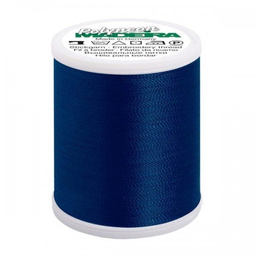 Nitka hafciarska MADEIRA Polyneon 40, 1000 m, jaskrawo niebieska