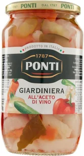 Sałatka warzywna Giardiniera 800g - Ponti - Pasztet i przetwory mięsne - miniaturka - grafika 1