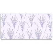 Podkładki na biurko - Mata z nadrukiem na biurko Kwiaty lawendy 120x60 cm, Dywanomat - miniaturka - grafika 1