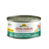 Mokra karma dla kotów - Almo nature Almo Complete HFC Kurczak z zielonym groszkiem 24x70 g - miniaturka - grafika 1
