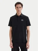 Koszulki męskie - Under Armour Polo UA Icon 1386608 Czarny Loose Fit - miniaturka - grafika 1
