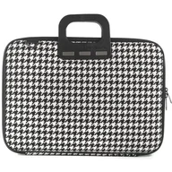 Torby na laptopy - Bombata torba na laptopa 15,6 cala 43 x 33 x 7 cm tekstylna czarna twm_987988 - miniaturka - grafika 1