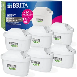 6x Wkład Filtr Do Wody Brita Maxtra Pro Twarda Woda 150 L Oryginał - Wkłady filtrujące - miniaturka - grafika 1