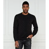 Swetry męskie - HUGO Sweter Selio | Loose fit - miniaturka - grafika 1