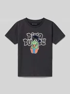 Koszulki dla chłopców - T-shirt z o kroju regular fit z interaktywnym wzorem z cekinami - miniaturka - grafika 1