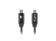 Kable komputerowe i do monitorów - Kabel Usb-c M/M 2.0 CA-CMCM-40CU-0018-BK Czarny 1 - miniaturka - grafika 1