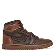 Sneakersy damskie - Sneakersy Nike Air Jordan 1 FZ8779 200 Brązowy - miniaturka - grafika 1