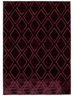 Dywan Prince geometryczny bordowy 160 x 220 cm - Dywany - miniaturka - grafika 1
