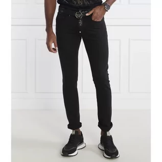 Spodnie męskie - Philipp Plein Jeansy Denim Trousers | Skinny fit - grafika 1