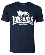 Koszulki męskie - T-shirt LONSDALE LOGO granatowy-M - miniaturka - grafika 1