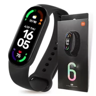 Smartband - Xiaomi Mi Band 6 NFC Czarny - miniaturka - grafika 1