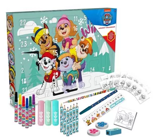 ZDTRADING, Kalendarz Adwentowy, Psi Patrol Art.Szkolne Bez Słodyczy, x24 - Ozdoby bożonarodzeniowe - miniaturka - grafika 1