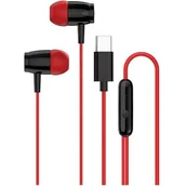 Słuchawki - CANYON SEP-5 Czerwony - miniaturka - grafika 1