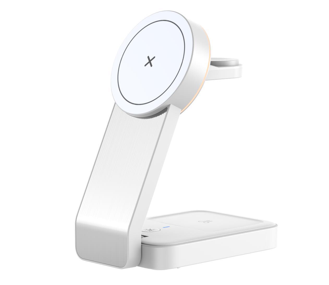 x-kom Alu MagCharger 3in1 White