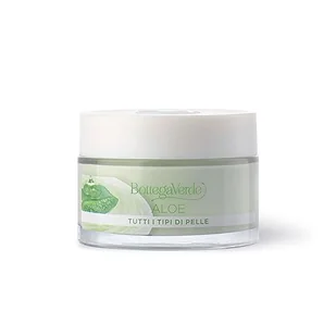 Bottega Verde, Aloe - 24-godzinny krem do twarzy - nawilżający, kojący, rozjaśniający - z 30% sokiem z aloesu* bio (50 ml) do wszystkich rodzajów skóry - Kremy do twarzy - miniaturka - grafika 1