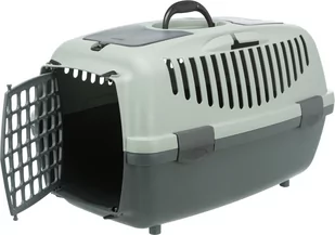 Trixie Trixie Be Eco Capri transporter S 40 x 38 x 61 cm antracyt szaro zielony - Sprzęt podróżny i transportery dla psów - miniaturka - grafika 1