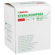 Apteczki i materiały opatrunkowe - Kompresy z gazy Sterilkompres (17N 8W) (Batist) - miniaturka - grafika 1