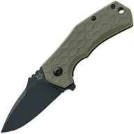 Noże - Fox-Knives FOX KNIVES ITALICO NÓŻ SKŁADANY STAL NIERDZEWNA N690 TOP SHIELD CZARNA GŁOWNIA, FRN OD ZI - miniaturka - grafika 1