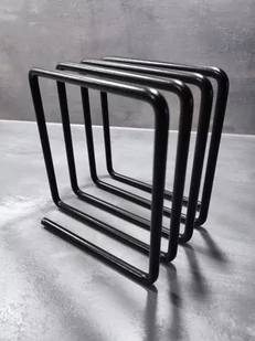 KUBISTYCZNY STOJAK NA DESKI DO KROJENIA KUCHENY METALOWY LOFT CZARNY - Deski do krojenia - miniaturka - grafika 1