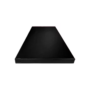 Materac gimnastyczny UNDERFIT 120 x 60 x 6 cm twardy czarny - Maty do ćwiczeń - miniaturka - grafika 1