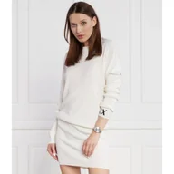 Sukienki - Armani Exchange Sukienka Vestito | z dodatkiem wełny - miniaturka - grafika 1